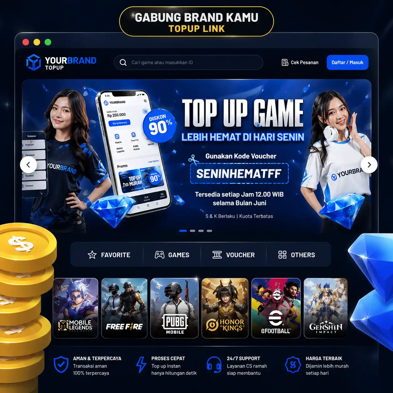 BangKepo - Top Up Voucher Game Murah dan Resmi