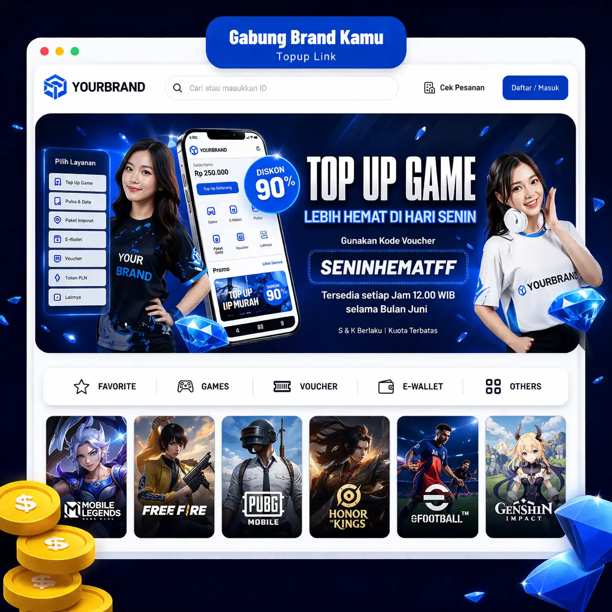 BangKepo - Top Up Voucher Game Murah dan Resmi